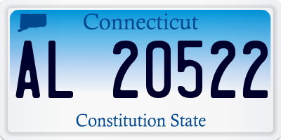 CT license plate AL20522