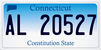 CT license plate AL20527