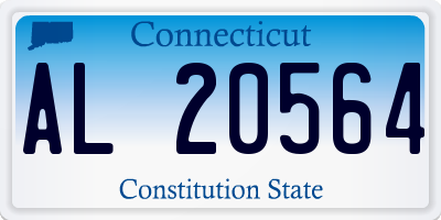 CT license plate AL20564