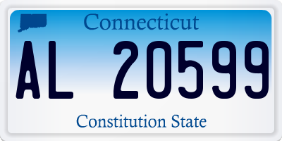 CT license plate AL20599