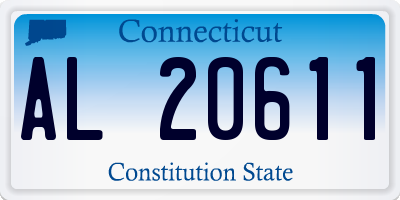 CT license plate AL20611