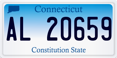 CT license plate AL20659