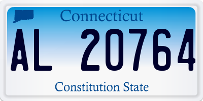 CT license plate AL20764