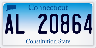 CT license plate AL20864