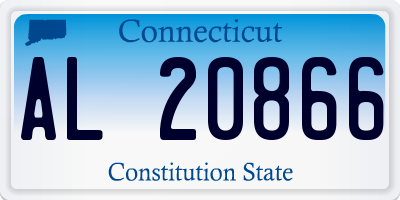 CT license plate AL20866