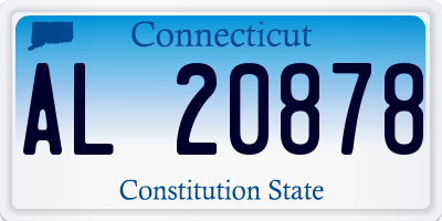 CT license plate AL20878