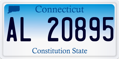 CT license plate AL20895
