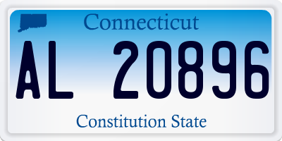 CT license plate AL20896
