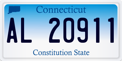 CT license plate AL20911