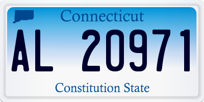 CT license plate AL20971