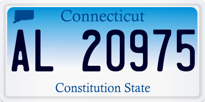CT license plate AL20975