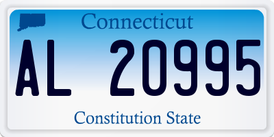 CT license plate AL20995
