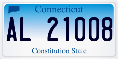 CT license plate AL21008