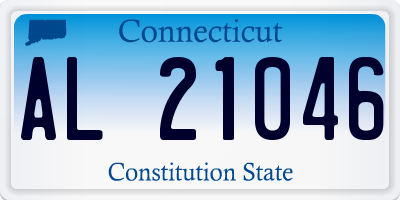 CT license plate AL21046