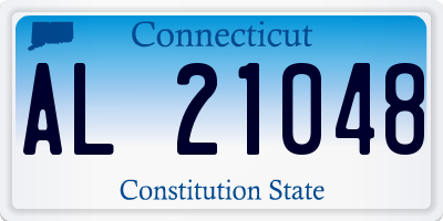 CT license plate AL21048