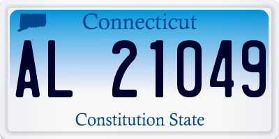 CT license plate AL21049