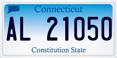 CT license plate AL21050