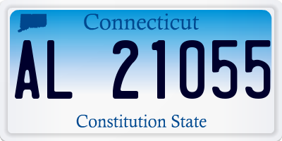 CT license plate AL21055