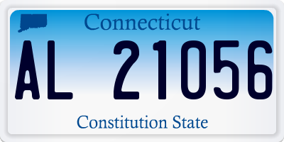 CT license plate AL21056