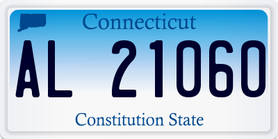 CT license plate AL21060