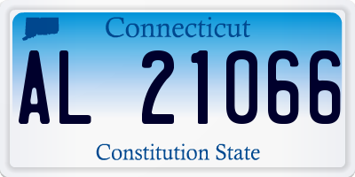 CT license plate AL21066