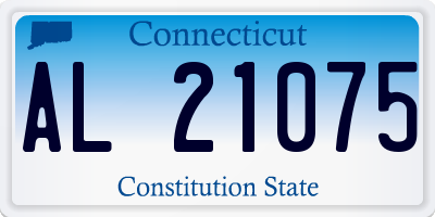 CT license plate AL21075