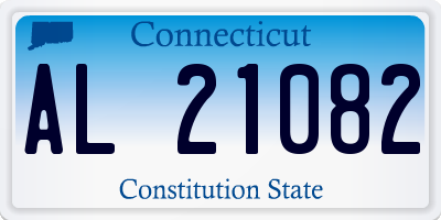 CT license plate AL21082