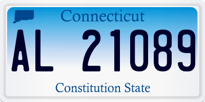CT license plate AL21089