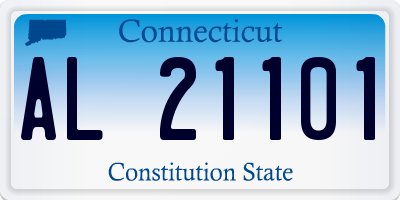 CT license plate AL21101