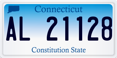 CT license plate AL21128