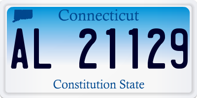 CT license plate AL21129