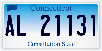 CT license plate AL21131