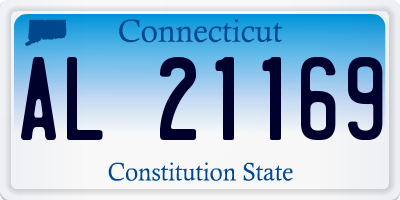 CT license plate AL21169