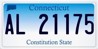 CT license plate AL21175