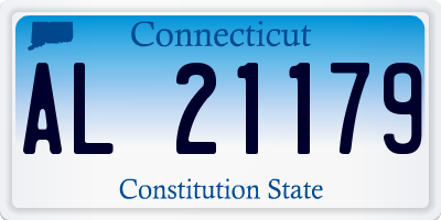 CT license plate AL21179