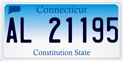 CT license plate AL21195