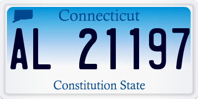 CT license plate AL21197