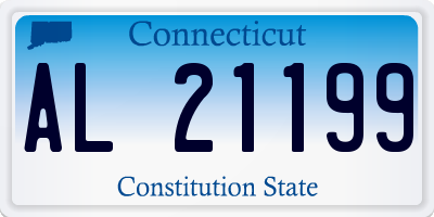 CT license plate AL21199