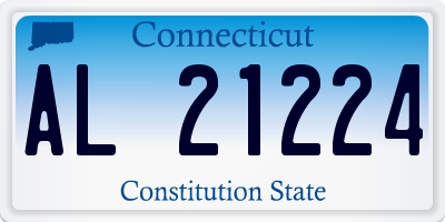 CT license plate AL21224