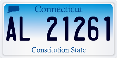 CT license plate AL21261