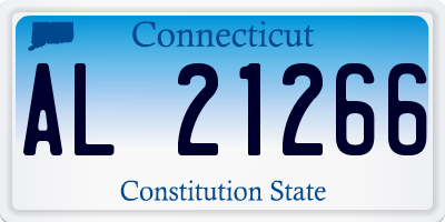 CT license plate AL21266