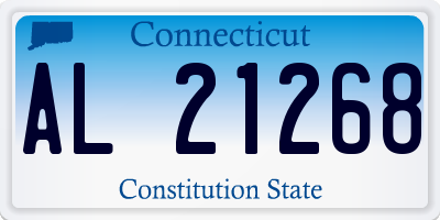 CT license plate AL21268