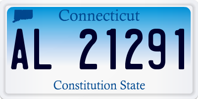CT license plate AL21291