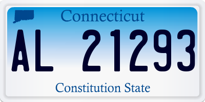 CT license plate AL21293
