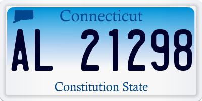 CT license plate AL21298
