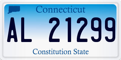 CT license plate AL21299