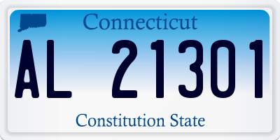 CT license plate AL21301
