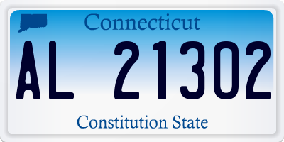 CT license plate AL21302