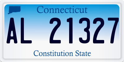 CT license plate AL21327