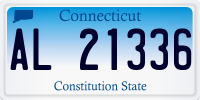 CT license plate AL21336